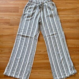 Wide Leg Linen Pants